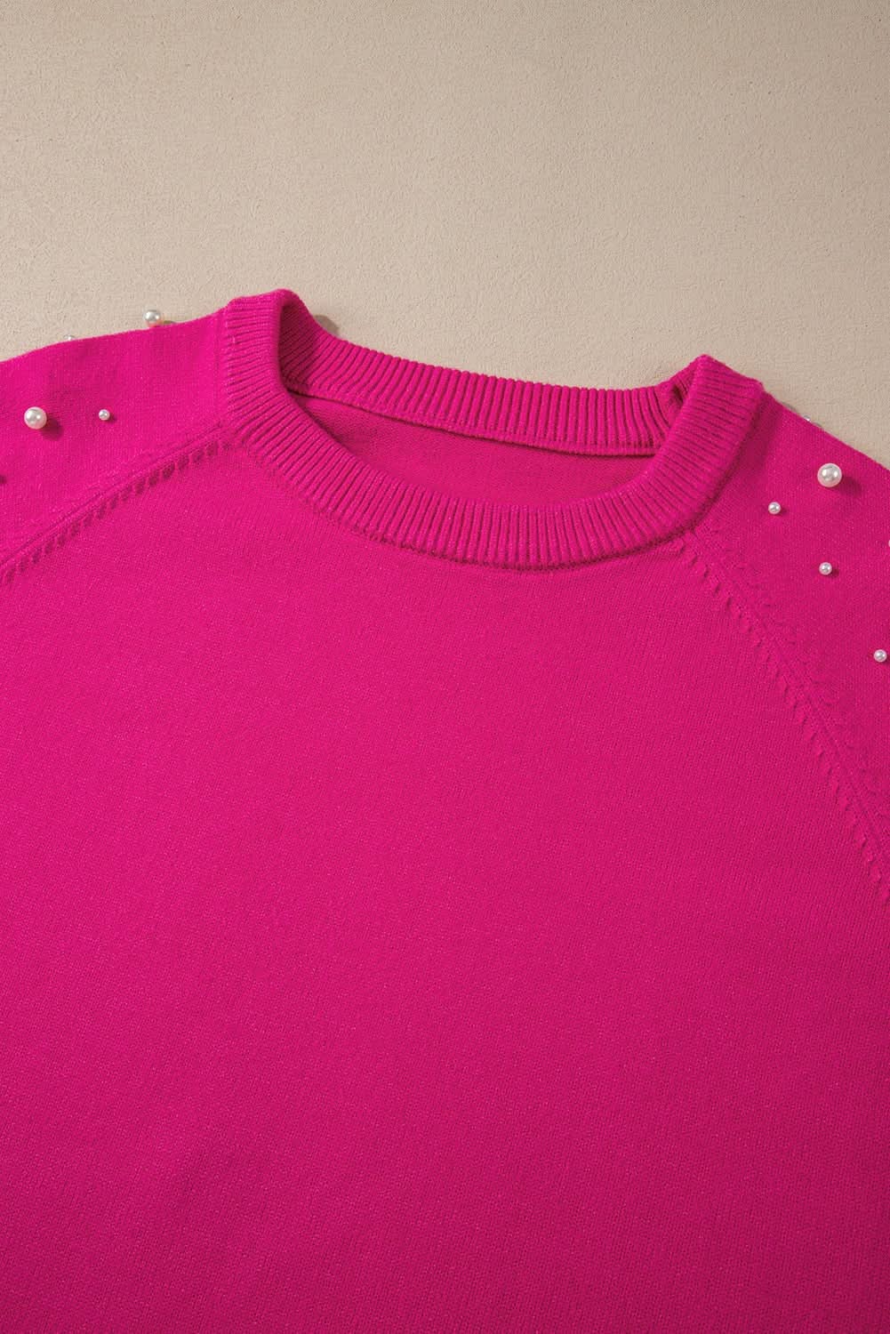 Strawberry pink plus size sweater - Love Salve